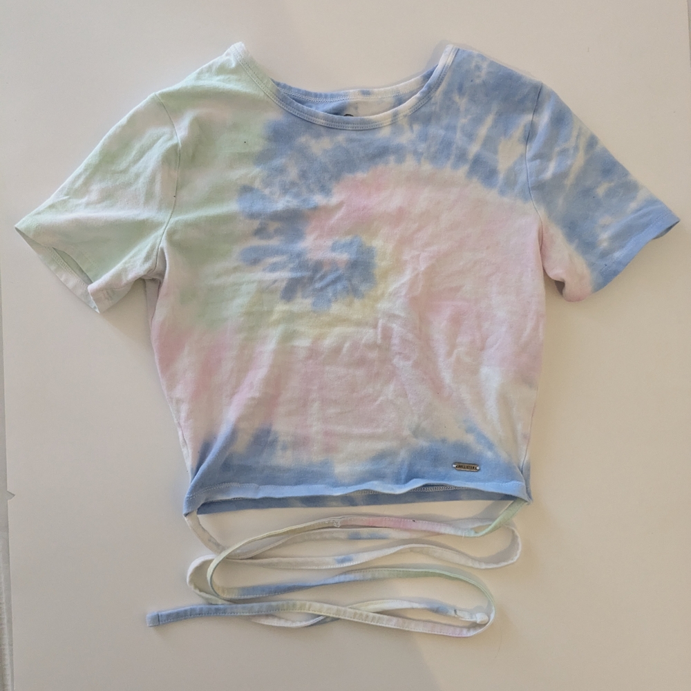 Hollister Kids Pastel Tie-Dye Short Sleeve Tee
